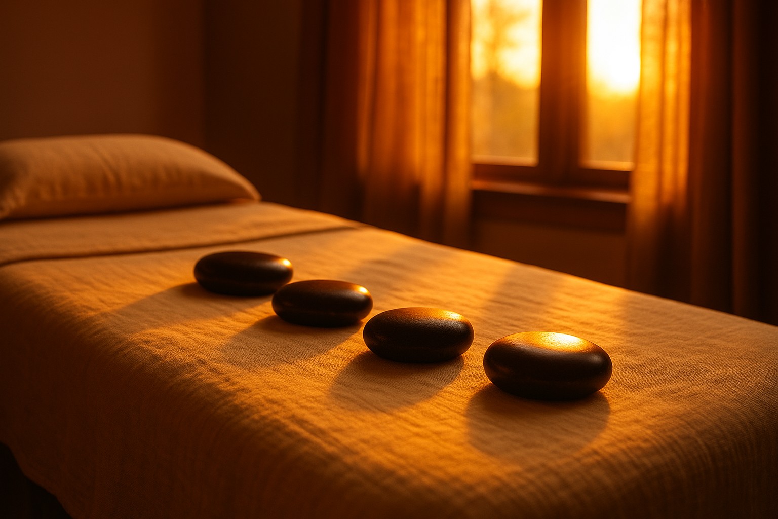 Golden Hour Hot Stone Escape